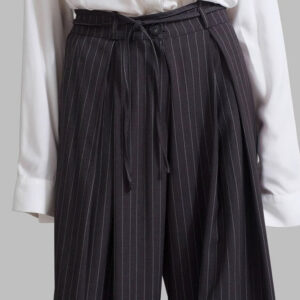 Chic Stripe High Waist Wide Leg Pants